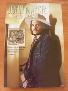 John Mayer Born and Raised 2Sided Official Poster New