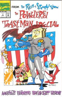 The Ren Stimpy Show Toast Man Special Comic 1994