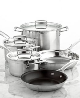 Cuisinart French Classic Cookware, 10 Piece Set Tri Ply Stainless