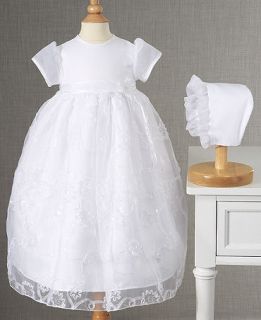 Lauren Madison Baby Dress, Baby Girls Organza Christening Dress   Kids