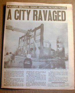 Best 1977 New York City Blackout Newspaper NY Post Special Edition w