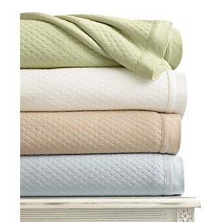 Martha Stewart Collection Bedding, Quilted Triple Knit King Blanket