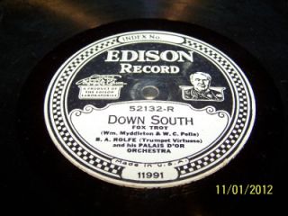 Edison Diamond Disc Record 52132 Sing Me A Baby Song Ernie Golden