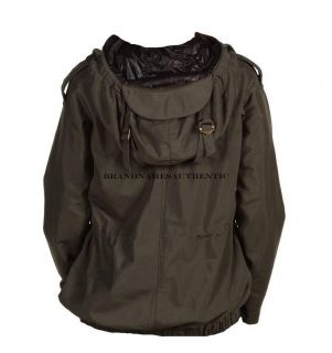 McQ Alexander McQueen Military Peaked Hood Jacket Rain Coat 44 8 10 M