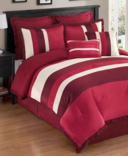 Savoy 8 Piece California King Comforter Set   Bed in a Bag   Bed