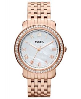 Fossil Watch, Womens Emma Rose Gold tone Stainless Steel Bracelet