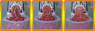 TM Electric Meat Grinder will grind between 175 and 225 Lbs of meat