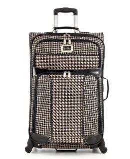 Jessica Simpson Suitcase, 20 Houndstooth Rolling Carry On Expandable