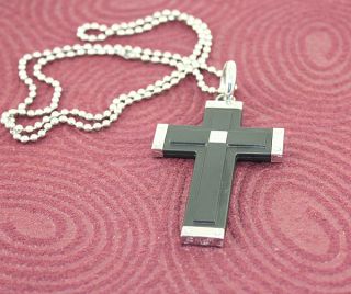 SIMMONS Stunning Brand New Cross Necklace With Genuine Diamonds Well