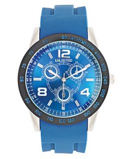 Unlisted Watch, Mens Blue Silicone Strap 46mm UL1221