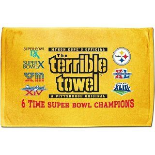 Pittsburgh Steelers Terrible Towel 6X Super Bowl Champions