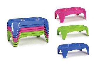Available in three bright color choices, our melamine Diners feature