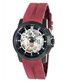 Kenneth Cole New York Watch, Mens Automatic Red Silicone Strap 42mm