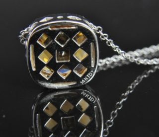 IDI Meira T 14k Gold Orange Citrine Diamond Necklace