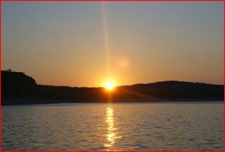 Here is a beautiful sunset on Medina Lake