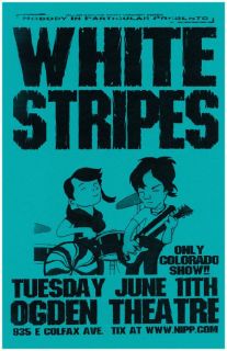 The White Stripes Handbill Poster Jack Meg
