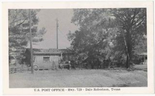 US Post Office Dale Robertson Lake OPines TX