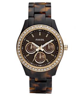 Fossil Watch, Womens Stella Tortoise Resin Bracelet 37mm ES2795