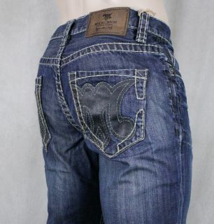 MEK Denim Jeans Mens Tetouan Med Blue Straight Saddle Stitch