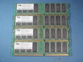 4X512MB PC3200 DDR 400MHz CL3 Desktop Memory Module Low Density