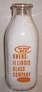 Means Creamery and Dairy Knox PA This Bottle Made ByOwens Illinois