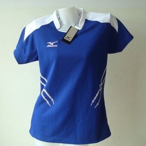 Mizuno Womens Volleyball Jersey Shirt Blue XL