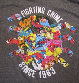 Mens T Shirt Spiderman Marvel Comics s M L XL Adult Tee Shirt Super