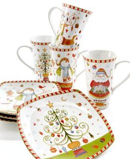 222 Fifth Dinnerware, Christmas Play Collection