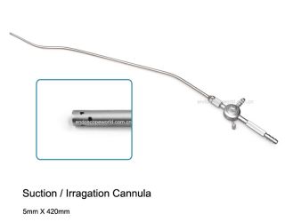 suction irragation cannula 1pcs metzenbaum curved scissors 1pcs needle
