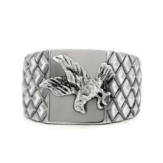 Fabulous Mens 361L Stainless Steel Soaring Eagle Ring Size 9 10 11 12