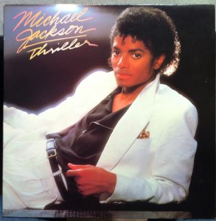 Michael Jackson Thriller LP VG QE 38112 Vinyl 1982 1st Press Run 1A 1D