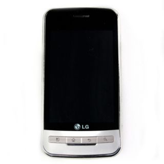 LG Optimus M MS690 Metro Pcs Silver Fair Condition Smartphone