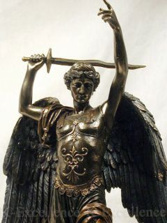 Archangel St Michael Statue Sculpture III Fountain Saint Michel