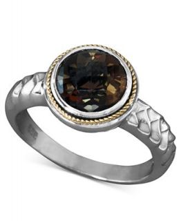 Balissima by Effy Collection Sterling Silver and 18k Gold Ring, Smokey