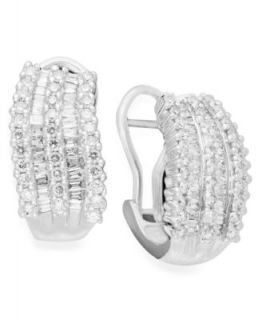 Effy Collection Diamond Earrings, 14k White Gold Diamond (1 3/8 ct. t