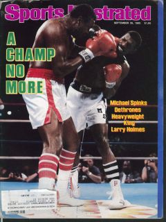 Sports Illustrated Michael Spinks Larry Holmes Billy Martin Ed Whitson