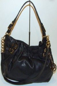 Michael Michael Kors Edie Large Leather Shoulder Bag Purse Handbag