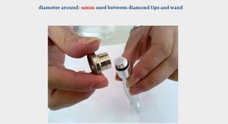 New Diamond Microdermabrasion Machine Tips Filters Stainless Wands