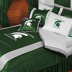 NCAA Michigan State Spartans Twin Comforter Bedding Set