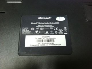 Microsoft 5000 CSD 00001 Wireless Comfort Desktop Keyboard and Mouse
