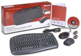Microsoft Wireless Media Desktop 1000 Keyboard and Mouse Bundle