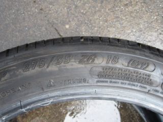 Single of 1 275 35 ZR18 Michelin Pilot Sport PS 2 ZP with 30 40 Used