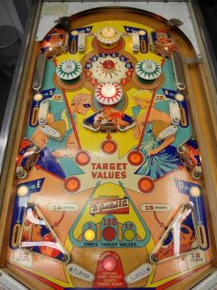 1966 Gottlieb Masquerade Pinball Machine