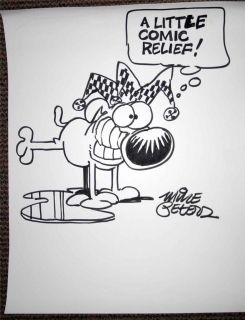 Grimmy Comic Strip Giant Original Sketch Mike Peters 1994