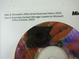 Microsoft Office 2003 Small Business Edition Computer Software   NEW