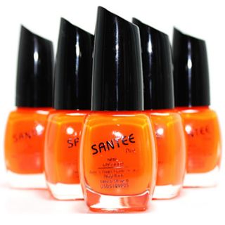 Santee Plus Neon Orange Lacquer Nail Polish