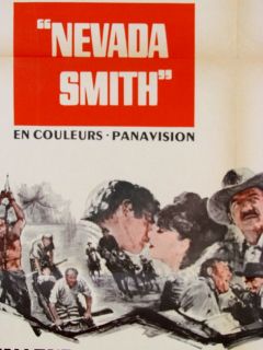 Nevada Smith Movie Poster 1966 Steve McQueen California Gold Western