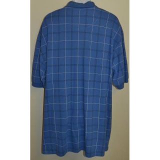 Michael Austin Mens Dark or Light Blue Polo Shirt Size 3X 4X