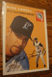 2003 Topps Heritage Baseball Mike Lowell Florida Marlins 90