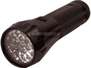 Black 19 LED Military Tactical Flashlight